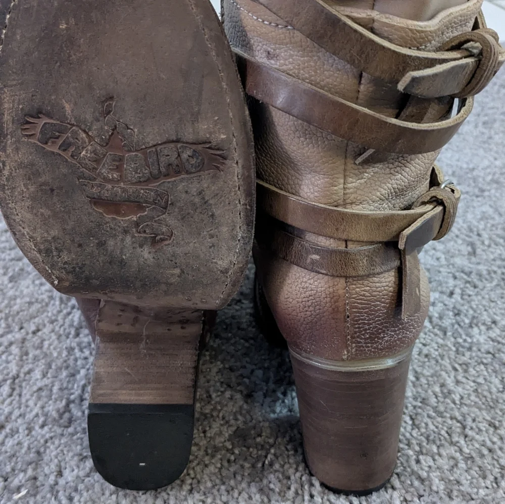 Freebird by Steven - FB-Baker Custom Leather Boots - Size 10 Womens - Picture 5 of 8